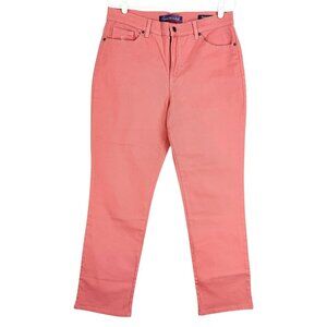 Gloria Vanderbilt Women's Amanda Classic Fit Stretch Coral Jeans Size 10S